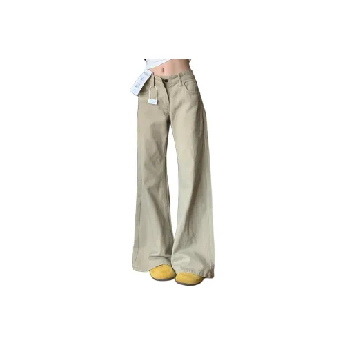 TLONELY1 Хаки Женские Джинсы