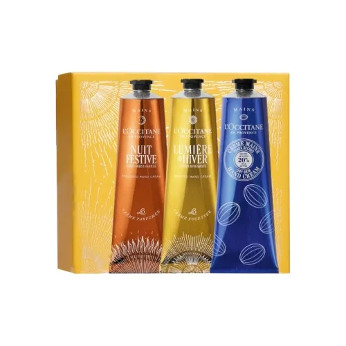 LOCCITANE Лунная ночь Ягода Крем для рук Орех ши Citrus Аромат Питательный Увлажняющий 150 мл+150 мл+150 мл