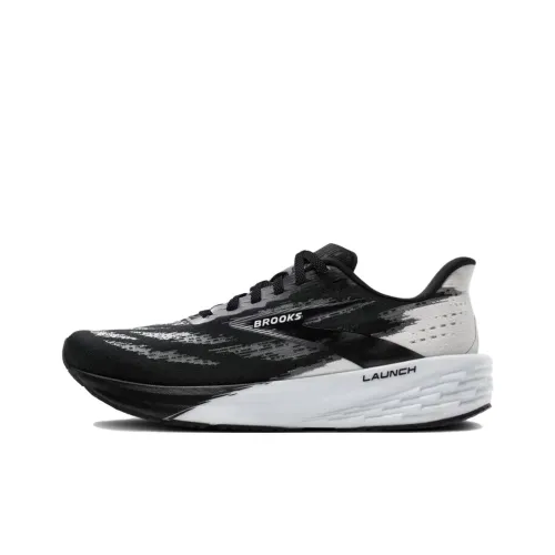 Беги Brooks Launch 11 Кроссовки Мужские Черный Белый