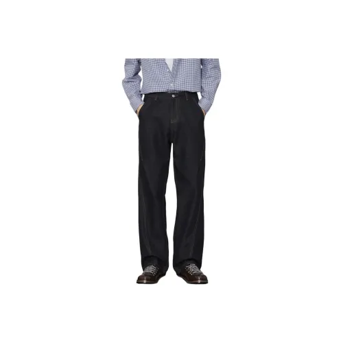 GXXX Черный Золотой Мужские Джинсы