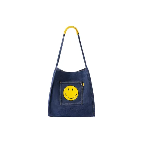 M G SHOP Ткань Плечевая сумка Стандартная Унисекс Синяя