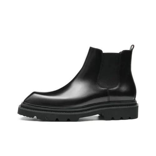 FARVARWO Челси Натуральная кожа Мужская обувь Высокие кеды Обувь Мужская