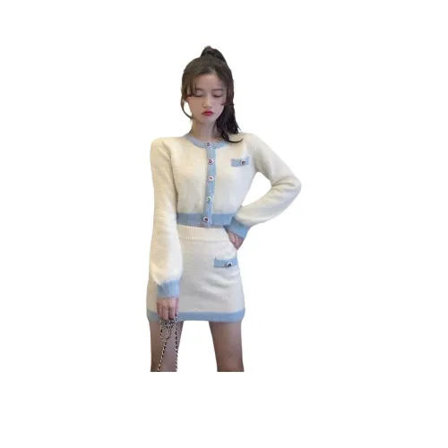 Dippanis Абрикос Женские Комплекты с Юбкой