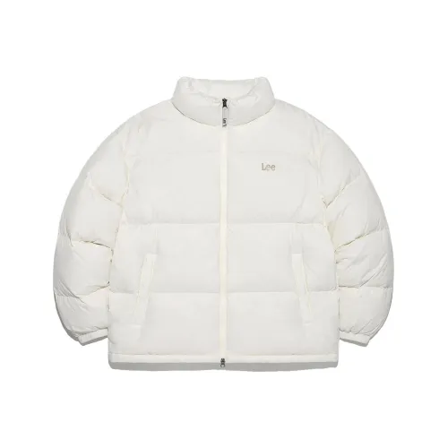 Lee Айвори Белый Унисекс Пуховики