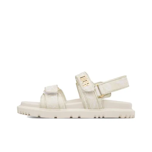 DIOR DiorAct Пляжные сандалии Женские Золотые