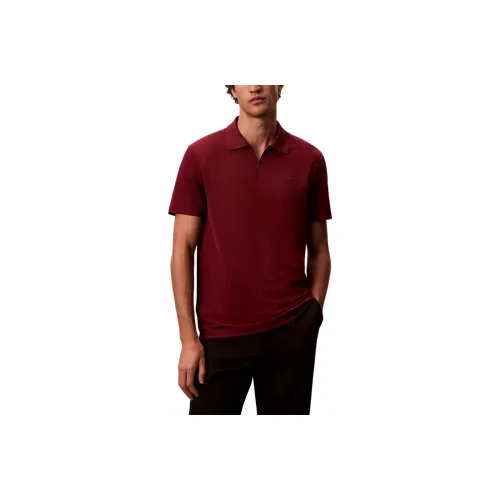 Calvin Klein REVIVAL Red Men's Polo