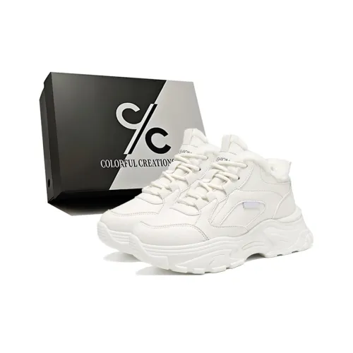 Colorful Creations Толстая подошва Кроссовки MID Топ Женские