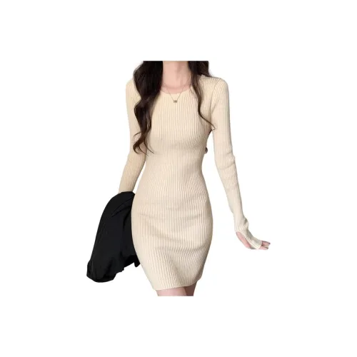 VINMUK Длинное платье с длинными рукавами женское