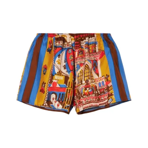 Bode Многоцветные Повседневные Шорты для Женщин