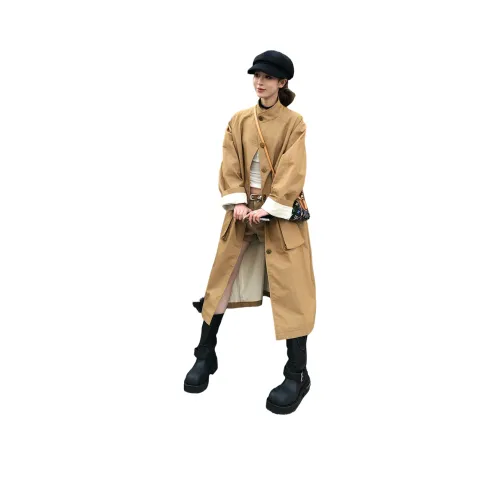 GRAYISMOON Женская тренч-куртка