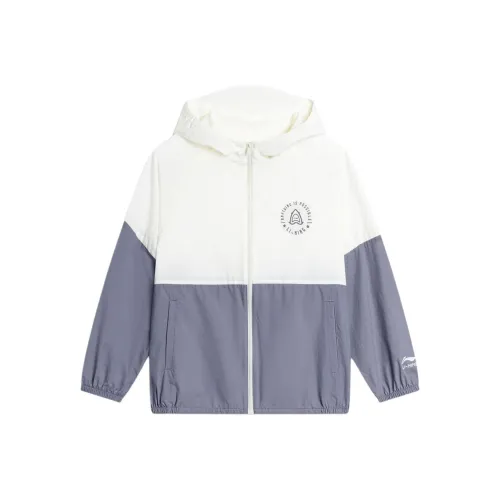 LINING YOUNG Тренчкот Milky Белый Темно-серый Фиолетовый Детский