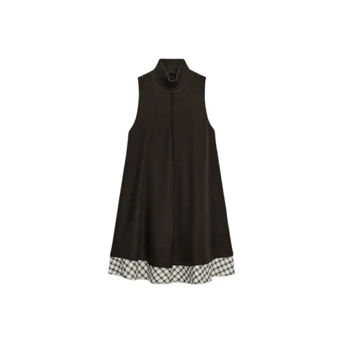 ZARA Collaboration Коричневые Женские Платья без Рукавов