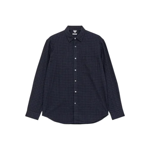 ARKET Темно-синие мужские рубашки