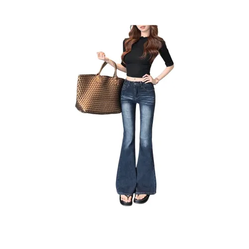 NRXX Темно-синий Унисекс Джинсы