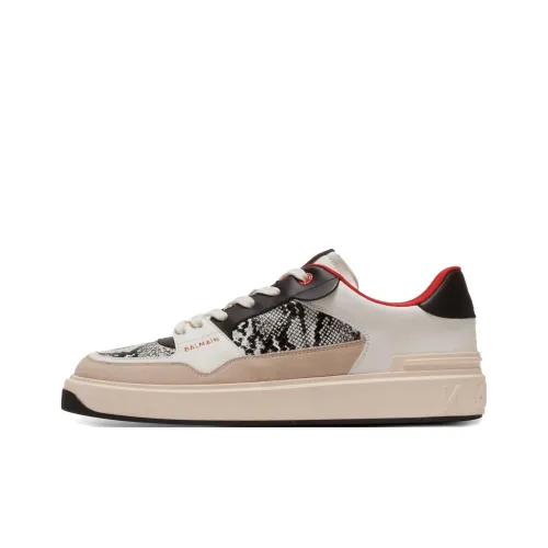 BALMAIN B Court Low Top Скейтборд Кроссовки Мужские Бежевые