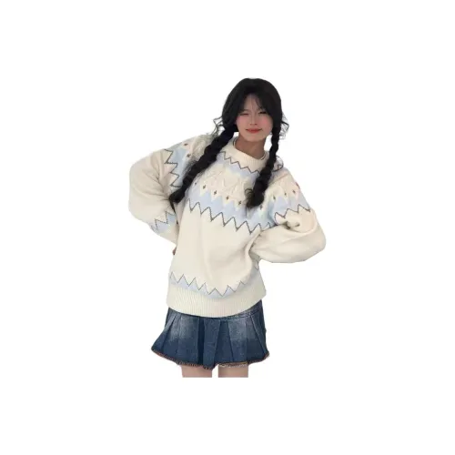 MUCCHIC Белый Женский Трикотаж