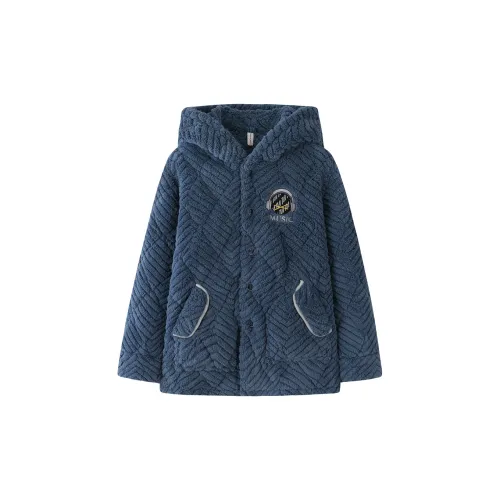 DUOQIAOMEI Синий Мужской Пижамный Верх