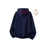 Темно-синий, синий, красный текст (утолщенный и с флисовой подкладкой)