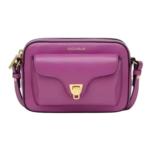 COCCINELLE Beat GRAIN LEATHER Camera Сумка Сумка через плечо Мини Женская Фиолетовая