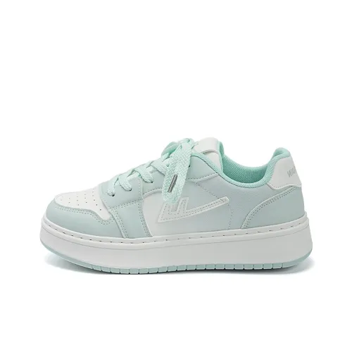 Warrior Скейтборд Кроссовки Низкие Зеленые Белые Женские