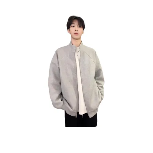 DANJUE Светло-серый унисекс куртки