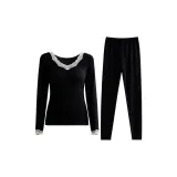 Чёрный с меланжевым серым