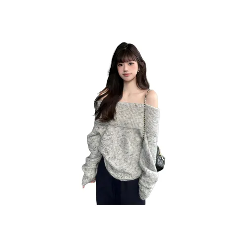 MUCCHIC Серый Женский Трикотаж