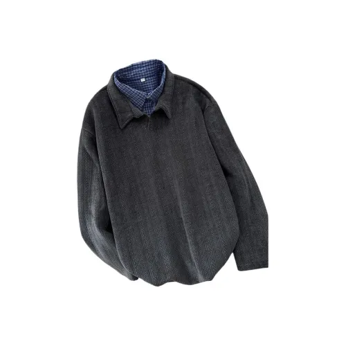 DANJUE Темно-серый унисекс свитшоты