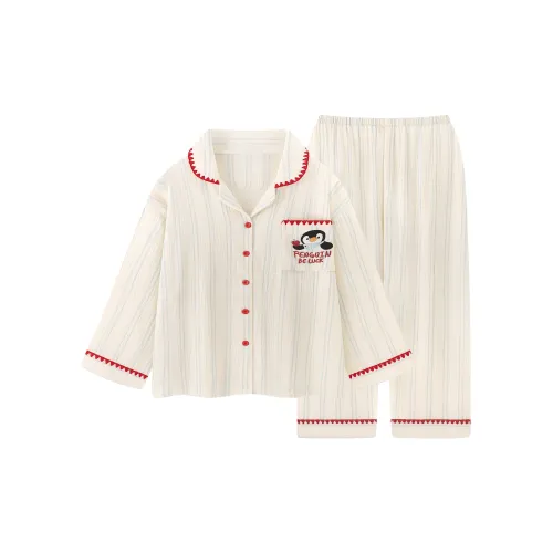 XIAOLIZI Вишня Пингвин Женские Пижамные Комплекты