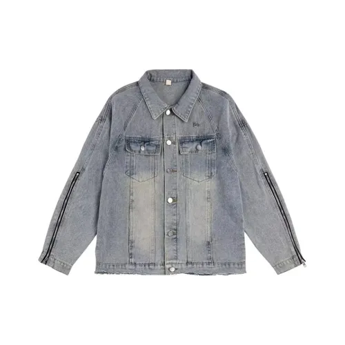 GOYN Светло-синие мужские джинсовые куртки