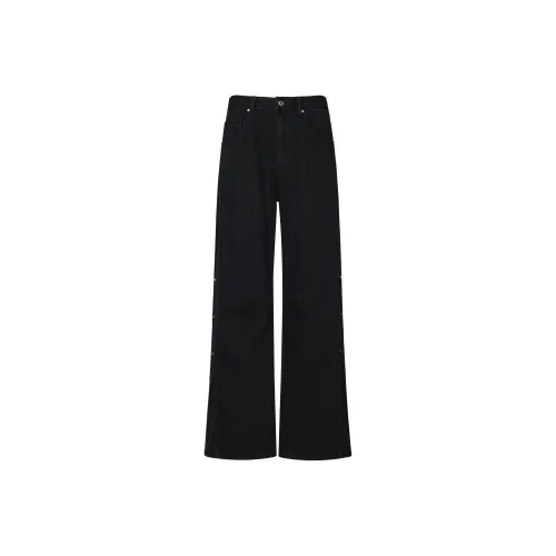 J.F.U Черные Мужские Джинсы