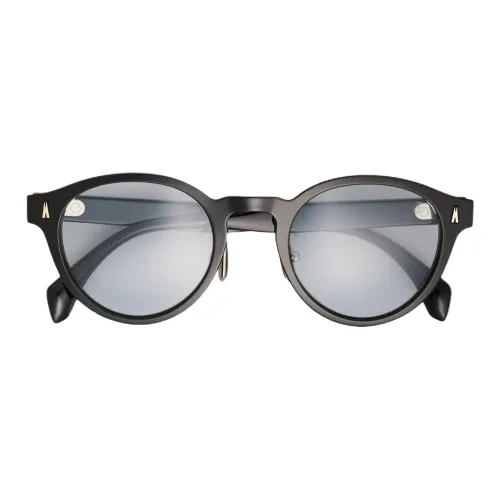 Moncler Ацетат Круглые Солнцезащитные очки Унисекс Черный