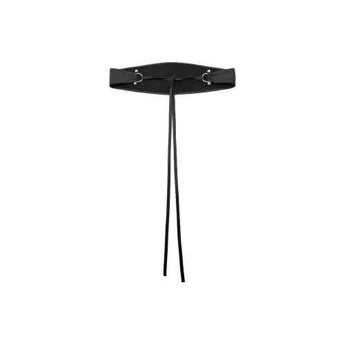 ZARA Sheepskin Belt Women's Black