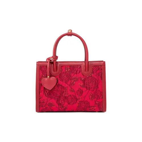 DEDOO ПУ (полиуретан) Сумка Стандартная Женская Красная