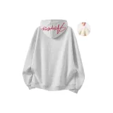 Белый, серый, красный текст (утолщенный и с флисовой подкладкой)