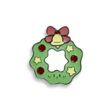 Рождественский венок, брошь