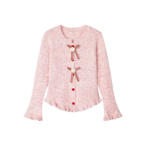 ABBY GODDESS Осенний Трикотаж Женский Розовый