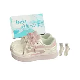 Розовый + Эксклюзивная обувь Коробка + Подарочные носки