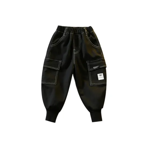 GOYN Черные Брюки карго для дошкольников