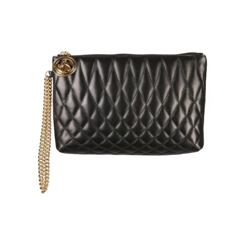 Lanvin Клатч из коровьей кожи женский черный