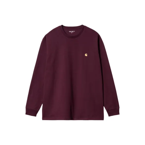 Carhartt WIP Red Men's T-Shirts Кархарт WIP Красный Мужские Футболки