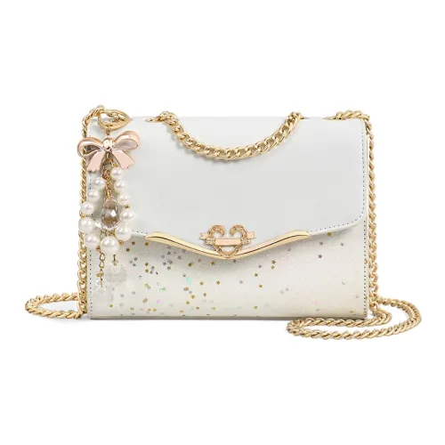 Crtnzo Kroez Сумка через плечо из коровьей кожи стандартная женская цвет экрю