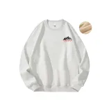 Белый, серый, красный текст (утолщенный и с флисовой подкладкой)