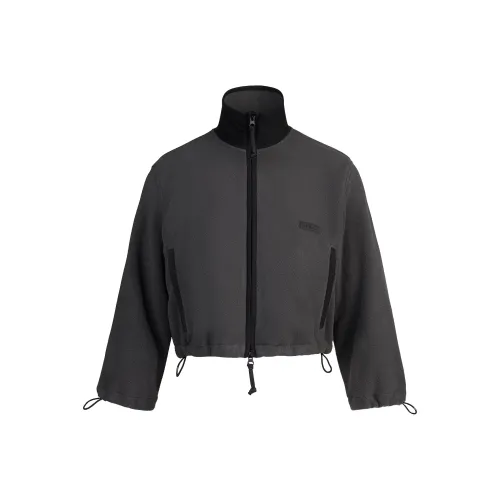 SKIMS OUTDOOR FLEECE Укороченная куртка с 3 4 рукавами бархат бренд feel пальто женское