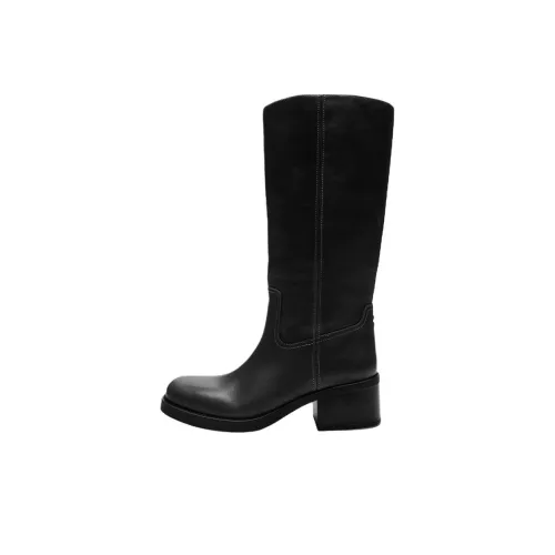 COACH Колено Высокие сапоги 4,4CM Женские Черный