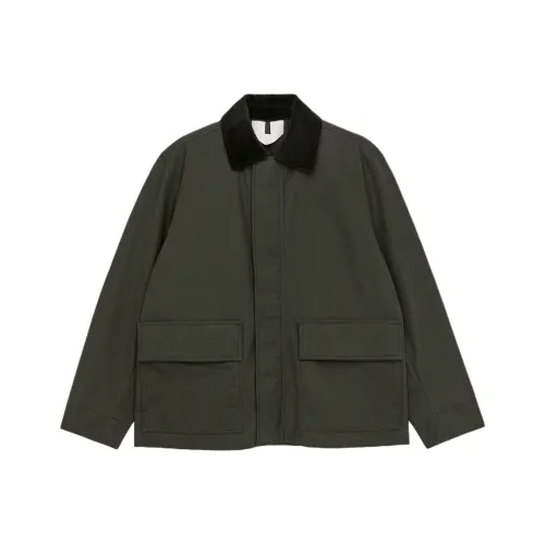 ARKET Мужские куртки темно-зеленого цвета