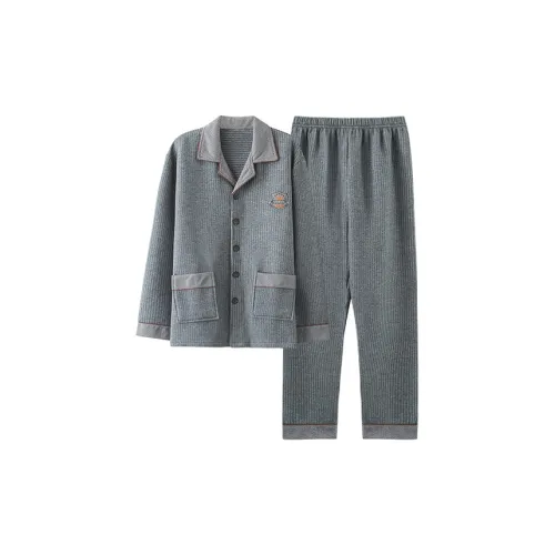 MIIOW Синий Мужской Пижамный Комплект