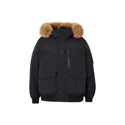 JACK JONES E40 Черный Мужской Пух