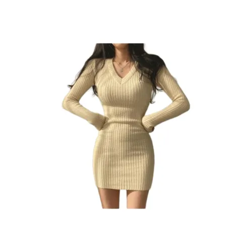 VINMUK Длинное платье с длинными рукавами женское