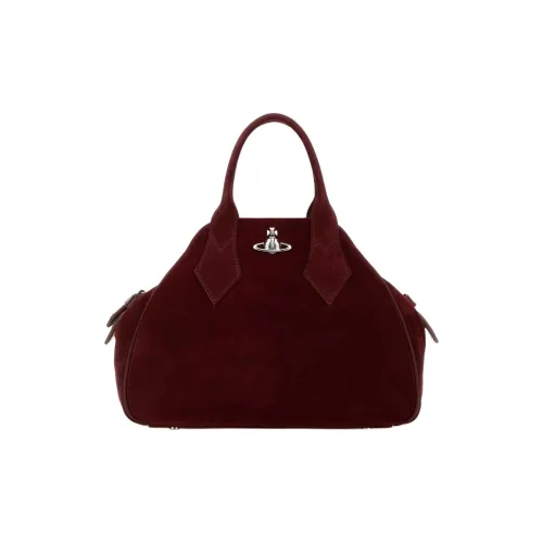 Vivienne Westwood Suede Bag Medium Women's Burgundy